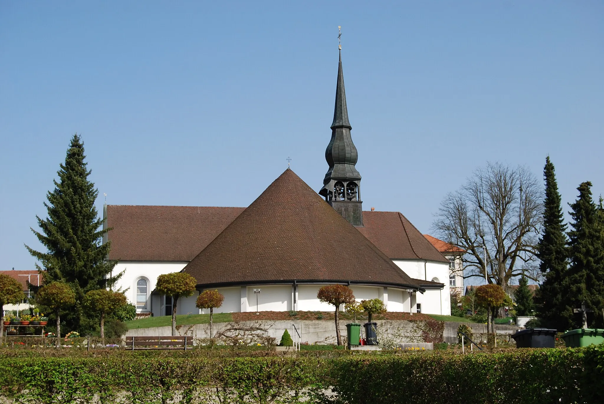 Photo showing: Church of Wolfwil, canton of Solothurn, Switzerland