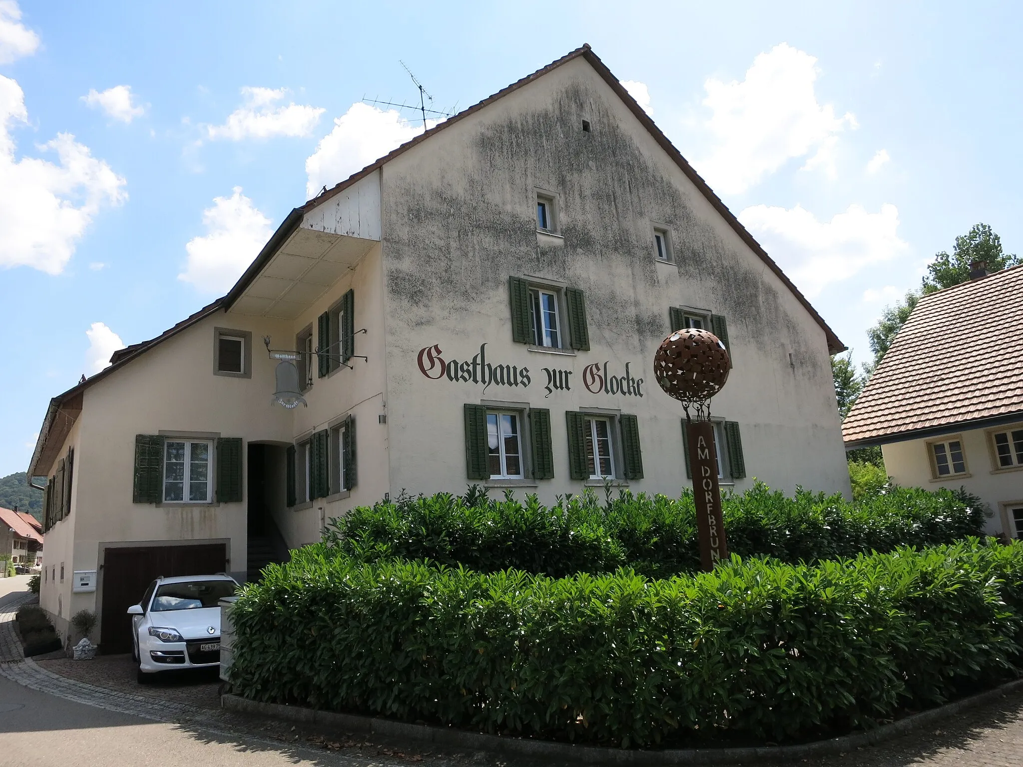 Photo showing: Gasthaus, Effingen AG, Schweiz, um 1700: Tavernenrecht seit 14. Jahrhundert