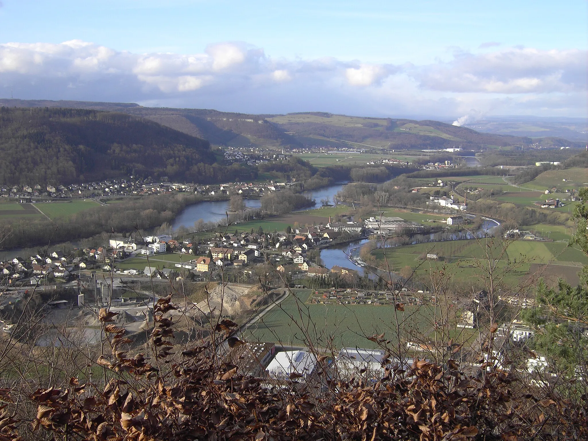 Photo showing: Gebenstorf-Vogelsang and the Swiss "Wasserschloss"