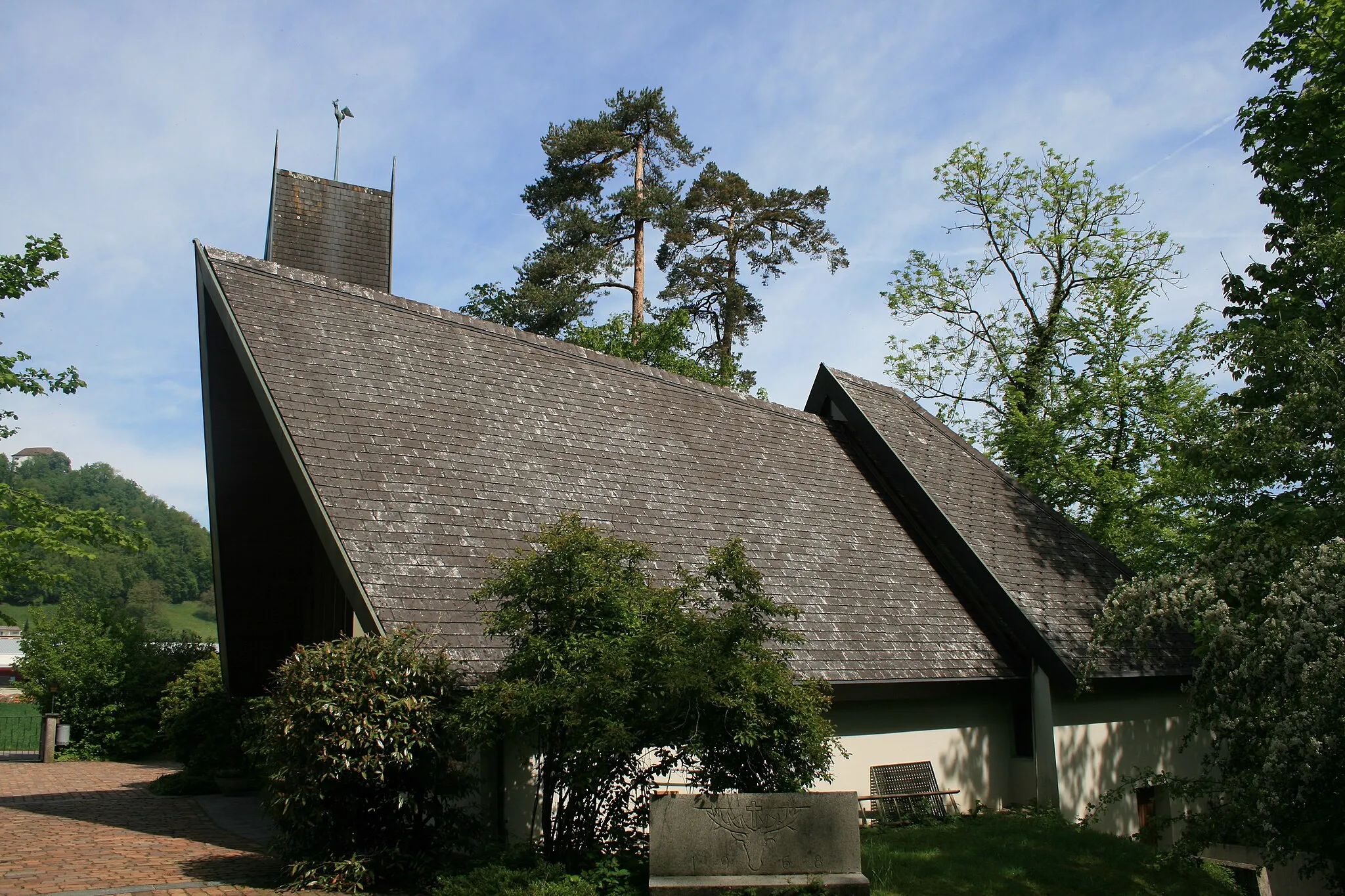 Photo showing: Reformierte Kirche Brunegg