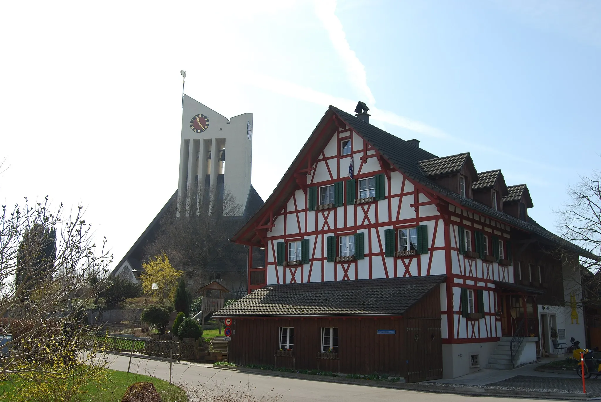 Photo showing: Church of Wil ZH, canton of Zürich, Switzerland