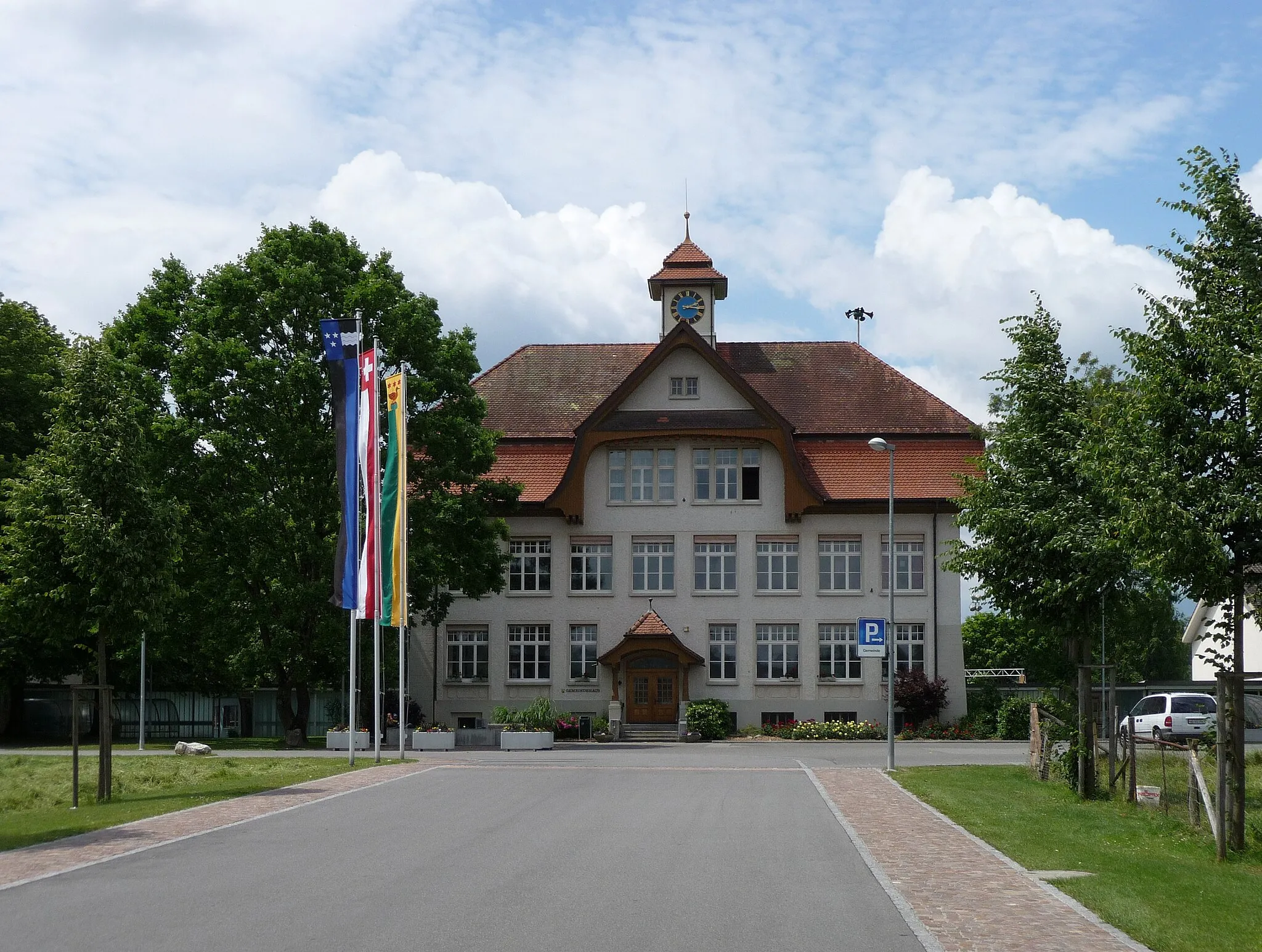 Photo showing: Gemeindehaus in Unterentfelden