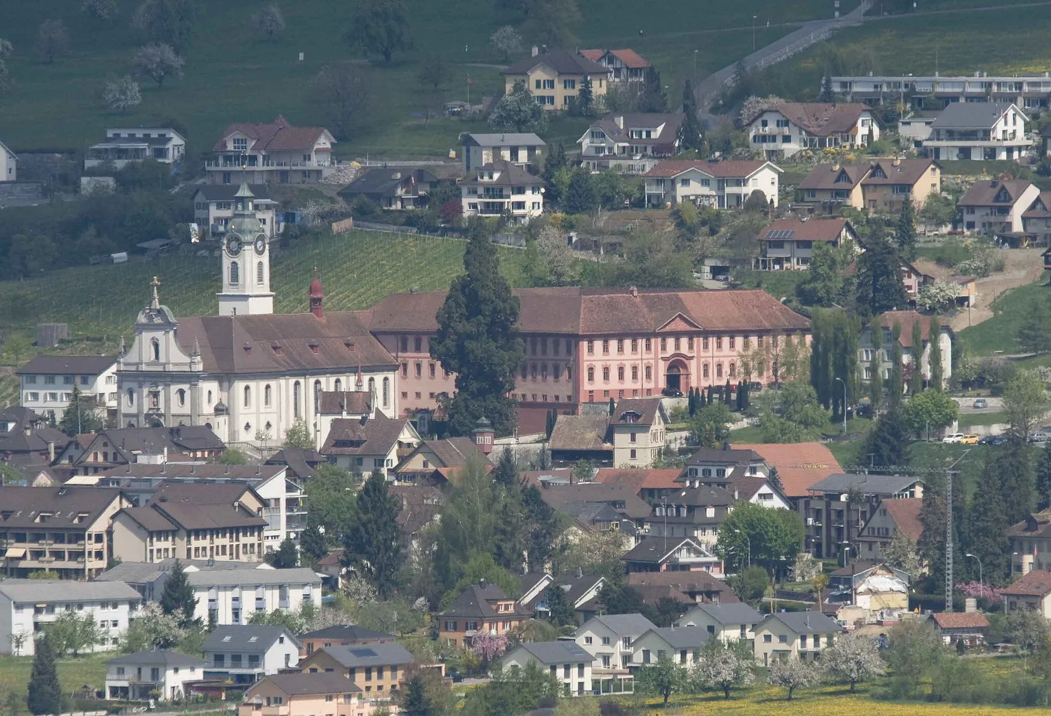 Photo showing: Ehemalige Deutschordenskommende, Hitzkirch, Kirche Hitzkirch, Amt Hochdorf