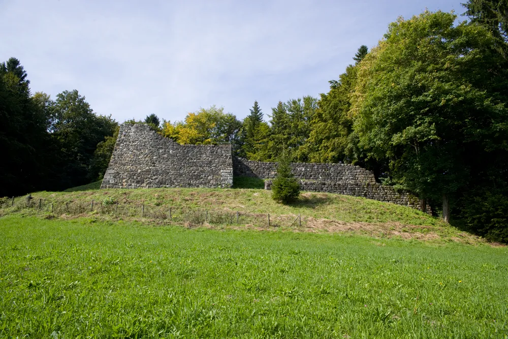 Photo showing: Ruine Oberrinach bei Herlisberg, Römerswil Luzerner Seetal