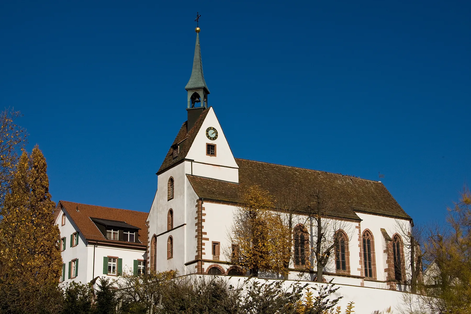 Photo showing: Kirche auf St.Chrischona (Bettingen)