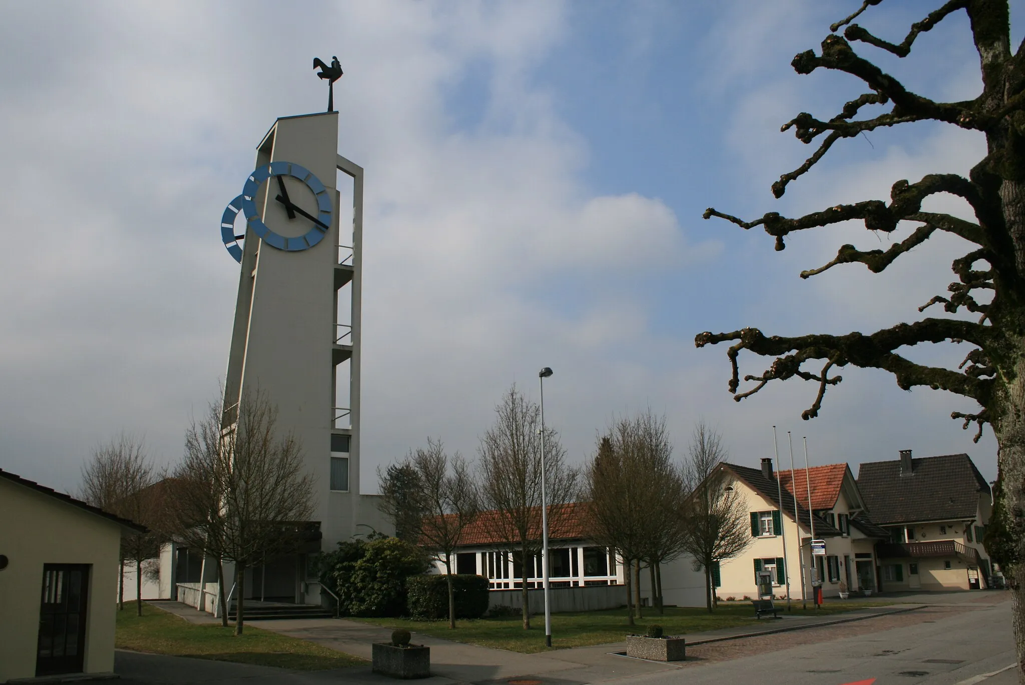 Photo showing: Reformierte Kirche Hunzenschwil