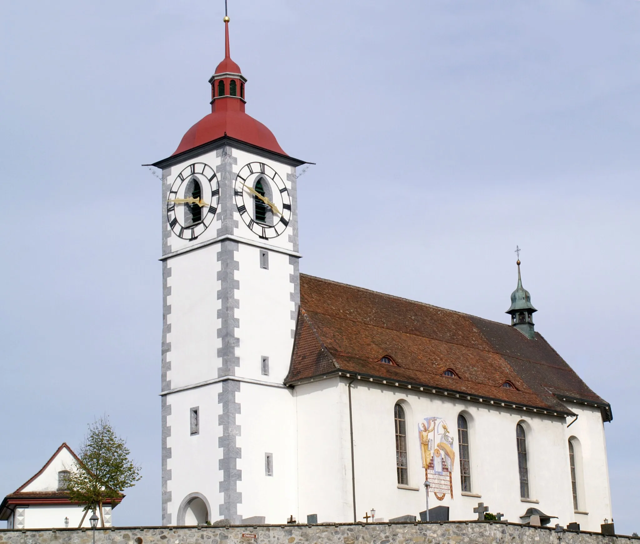 Photo showing: Kirche in Neudorf LU / Church of Neudorf LU