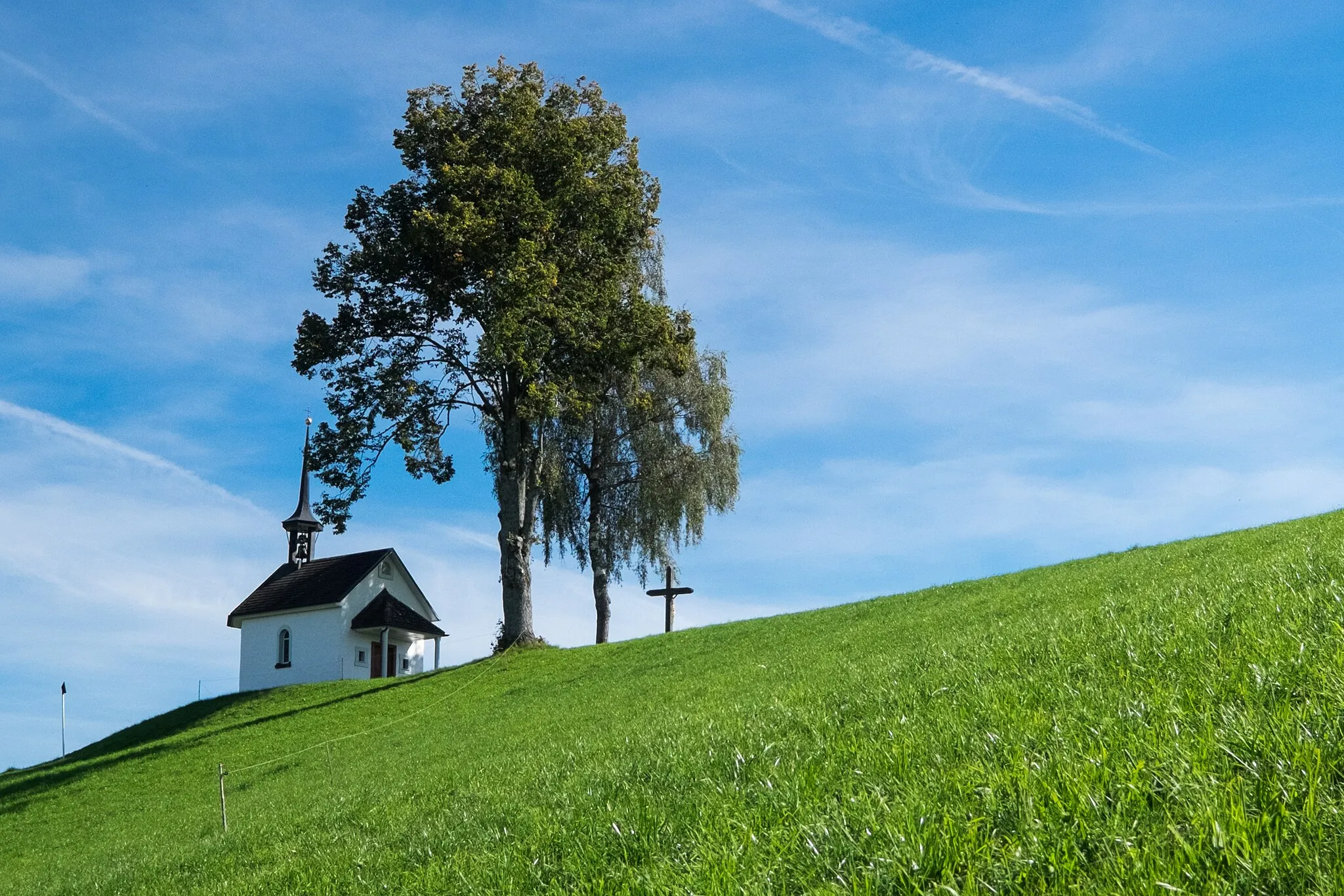 Photo showing: Heuberg Kapelle oberhalb Lutherns.