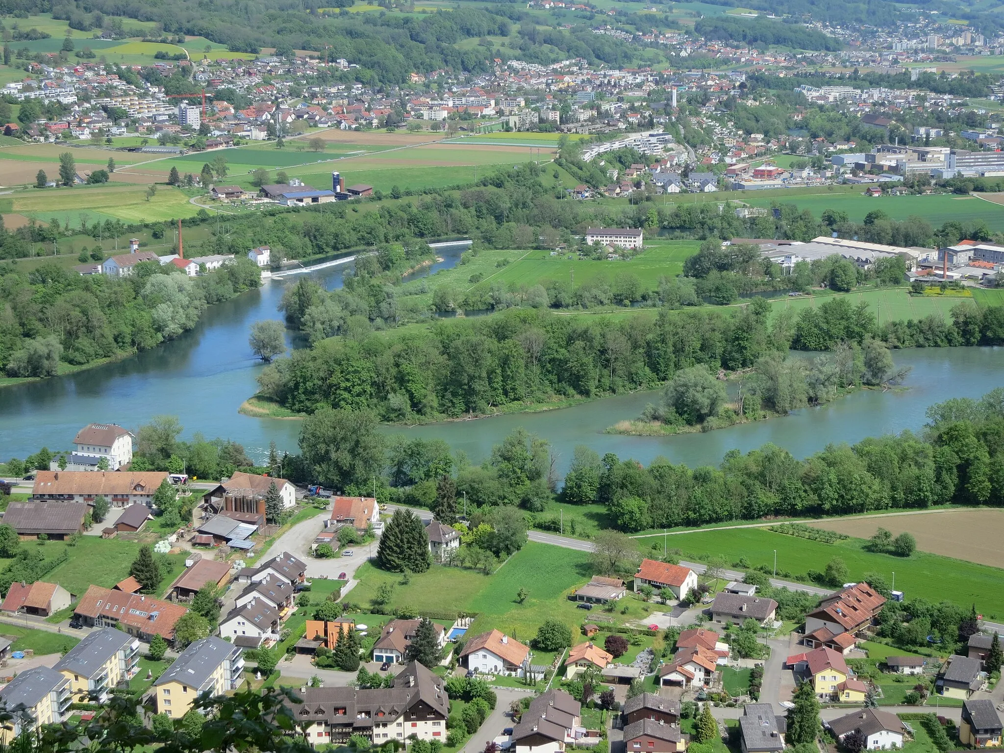 Photo showing: Wasserschloss Vogelsang Turgi AG, Schweiz