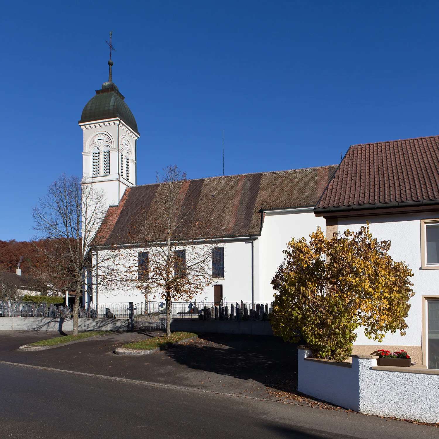 Photo showing: Kirche von Movelier (JU)