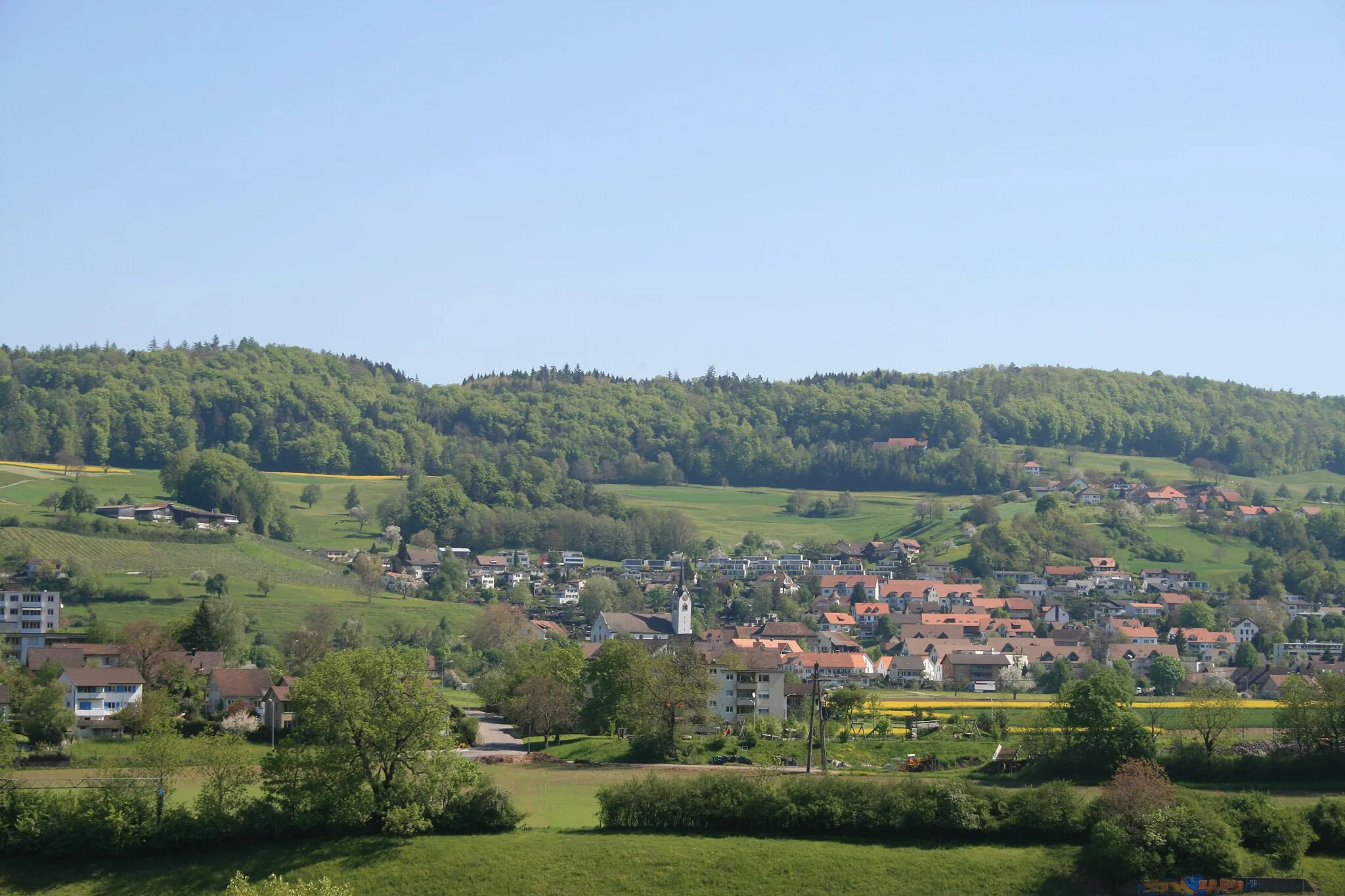 Photo showing: The village of Kirchdorf, Obersiggenthal, Switzerland