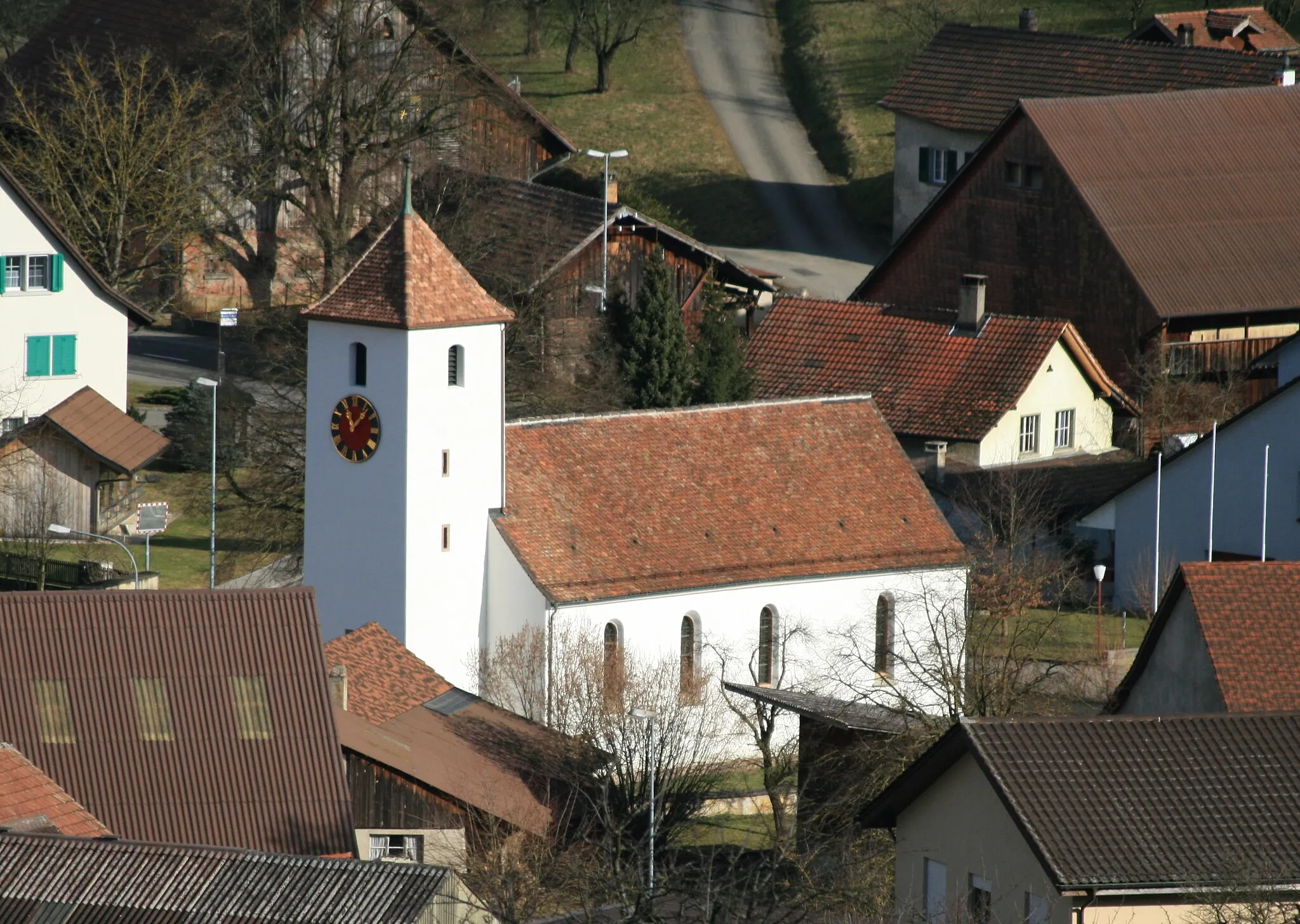 Photo showing: ref. Kirche Mandach