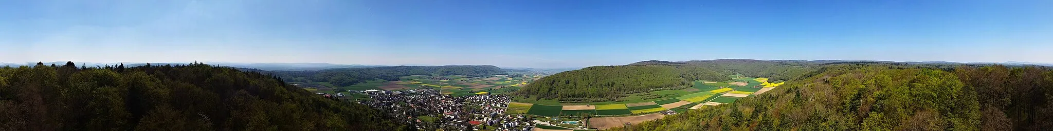 Photo showing: 360° Panorama vom Beringer Randenturm