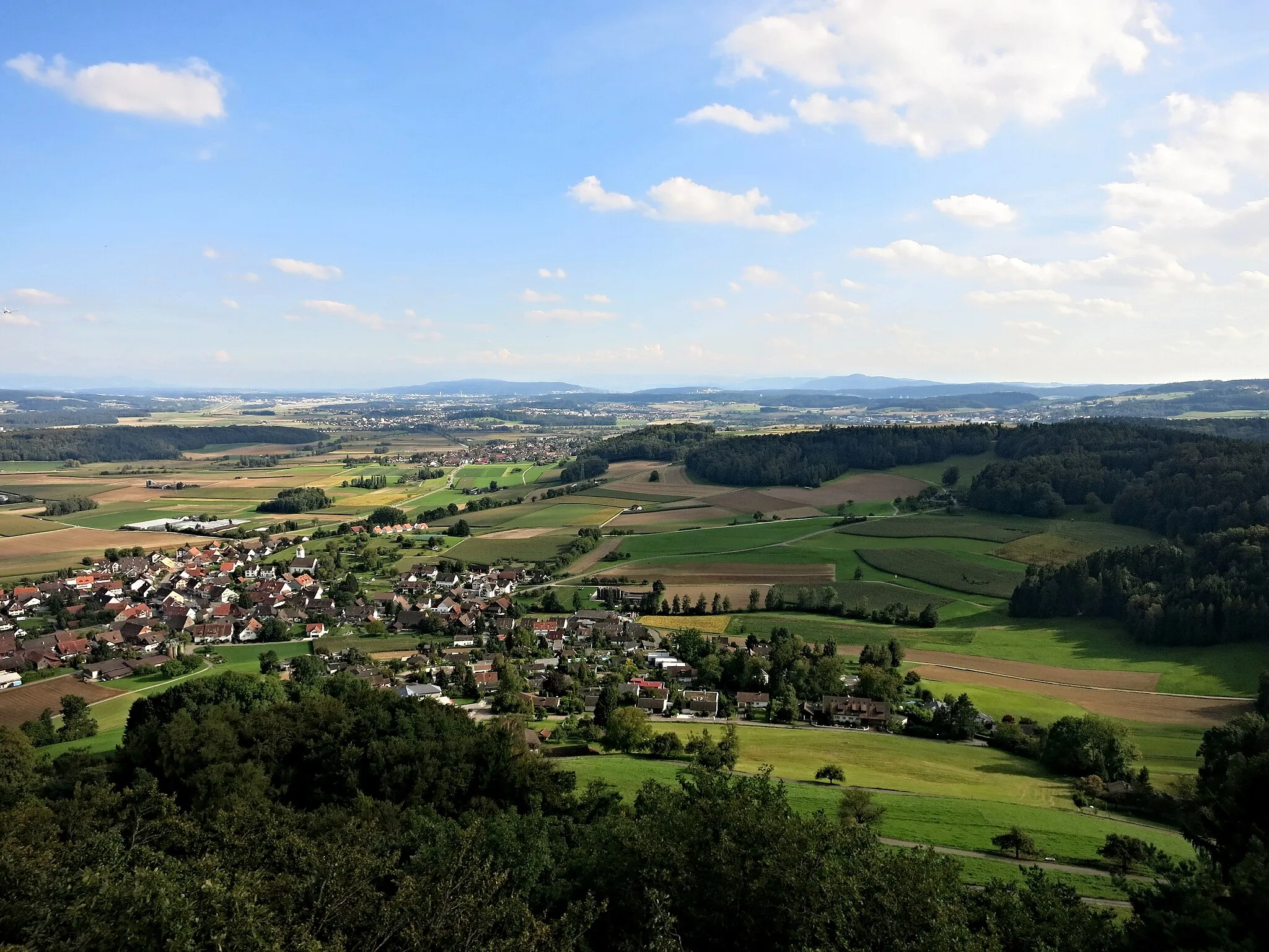 Photo showing: Aussicht vom Stadlerbergturm Richtung Süden