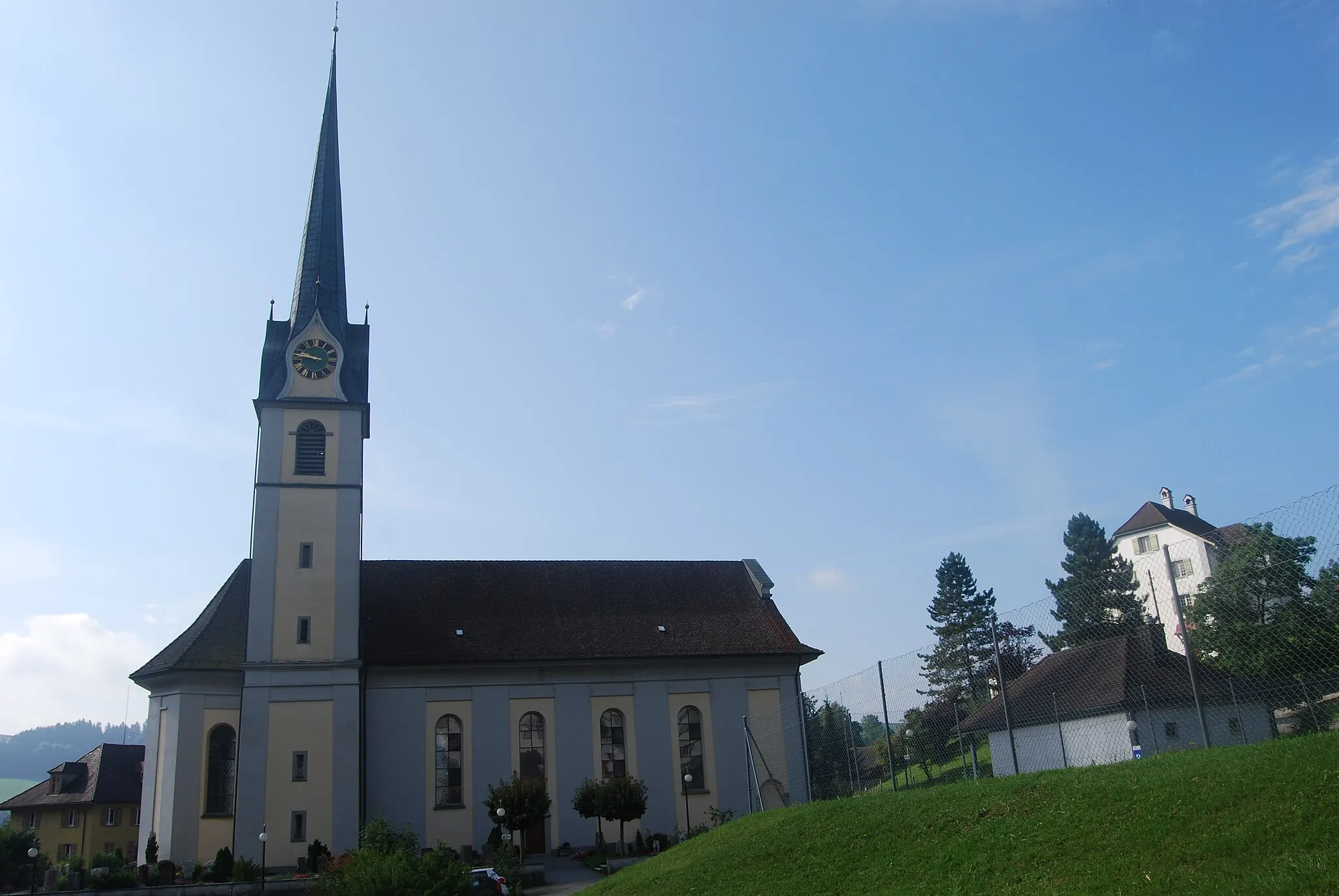 Photo showing: Pastoral church St. Martin Zell, canton of Lucerne, Switzerland