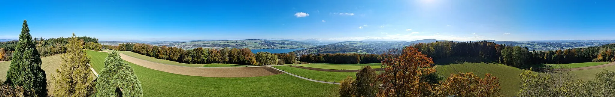 Photo showing: 360° Panorama vom Hombergturm