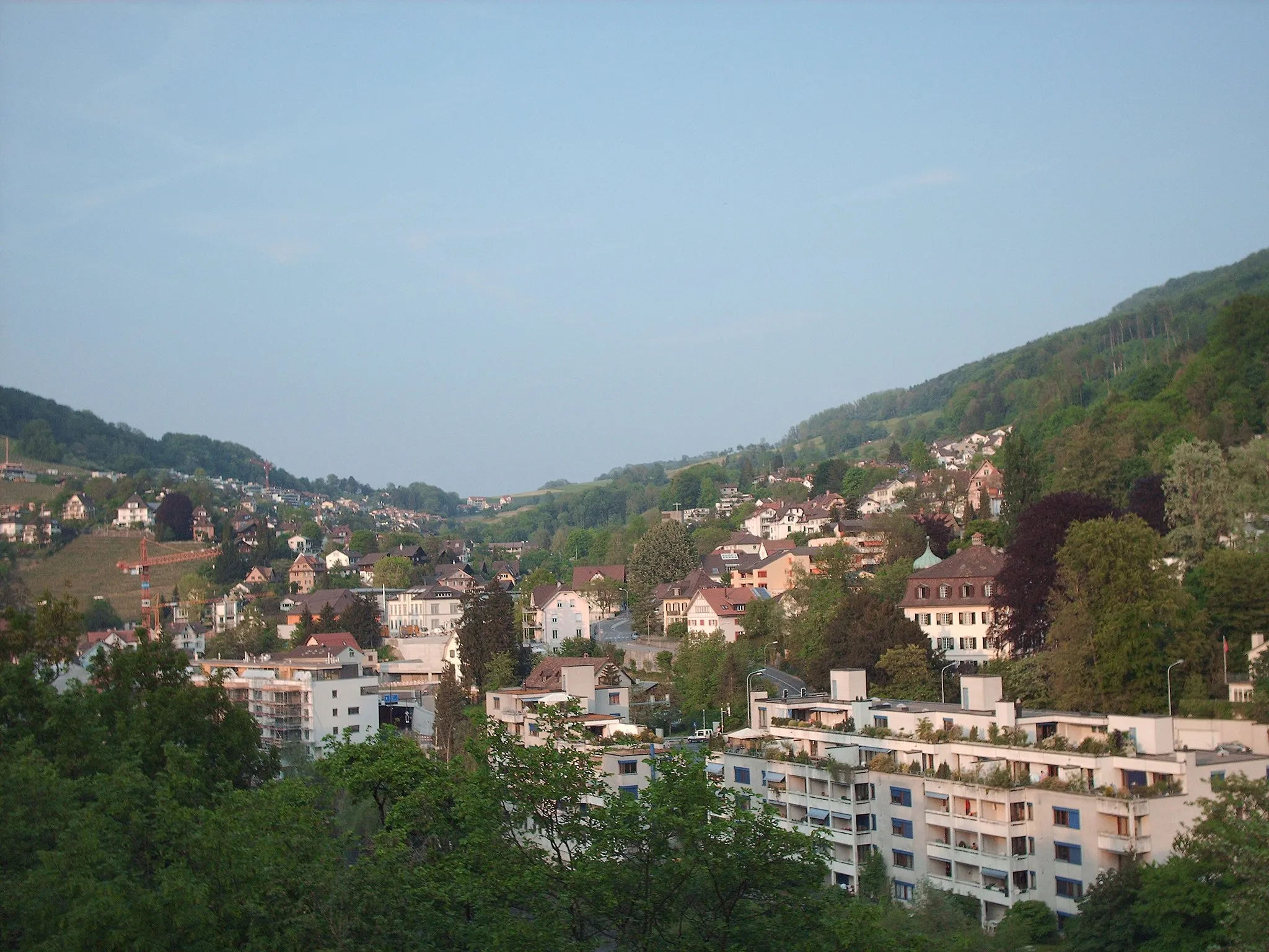 Photo showing: Ennetbaden seen from Baden