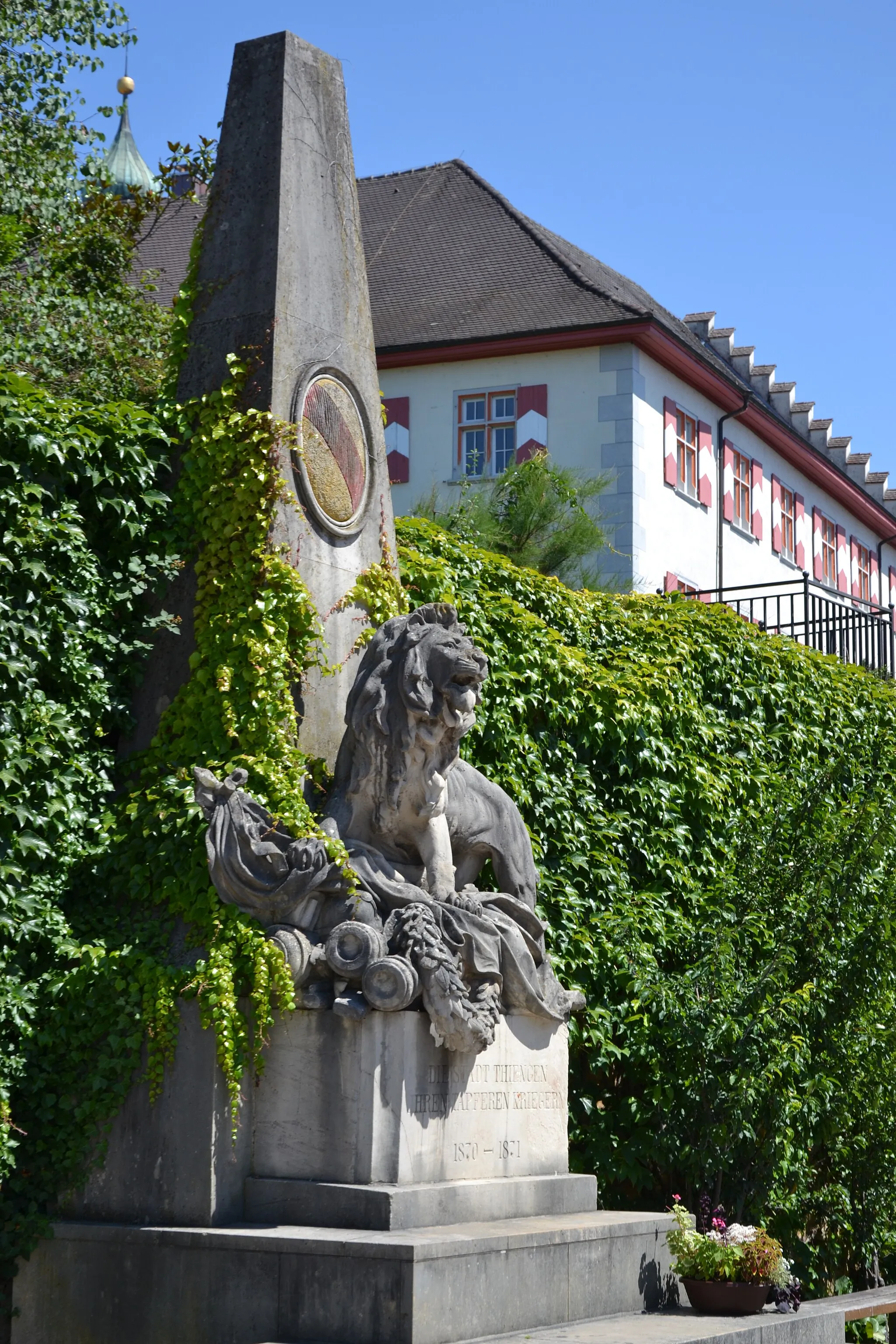 Photo showing: Löwendenkmal Tiengen