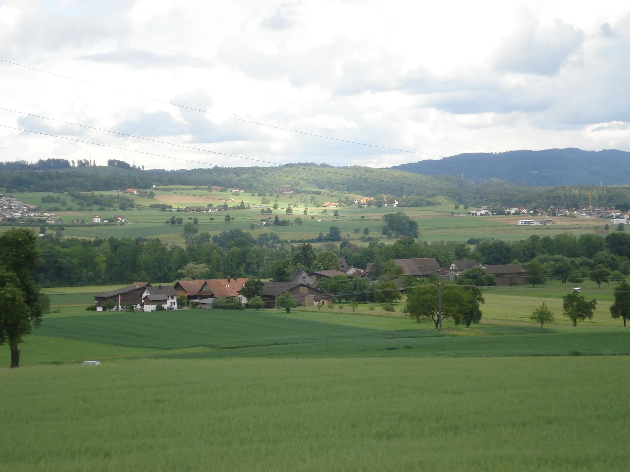 Photo showing: Foti vom Dörfli Werd be Rotteschwil/Imago viculi Werd apud Rottenschwil