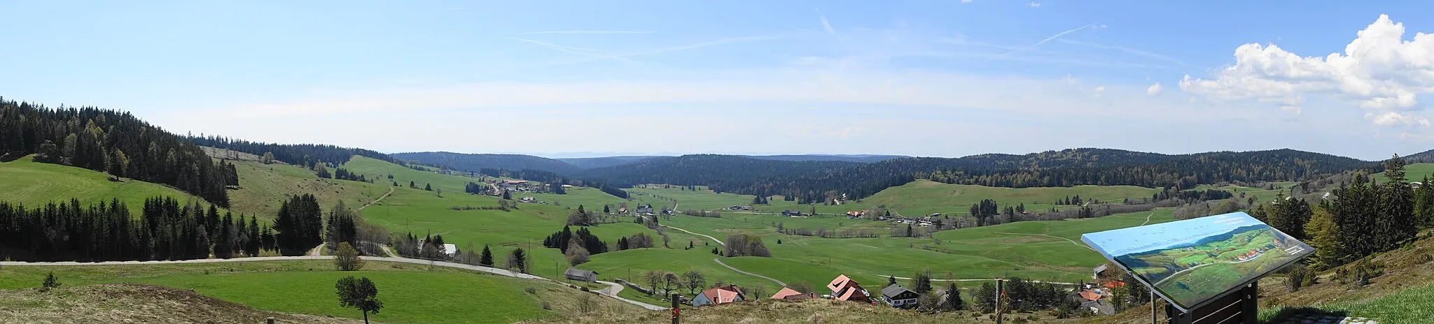 Photo showing: Ibach (Schwarzwald) Alpenpanorama Aussichtspunkt 180° Panorama