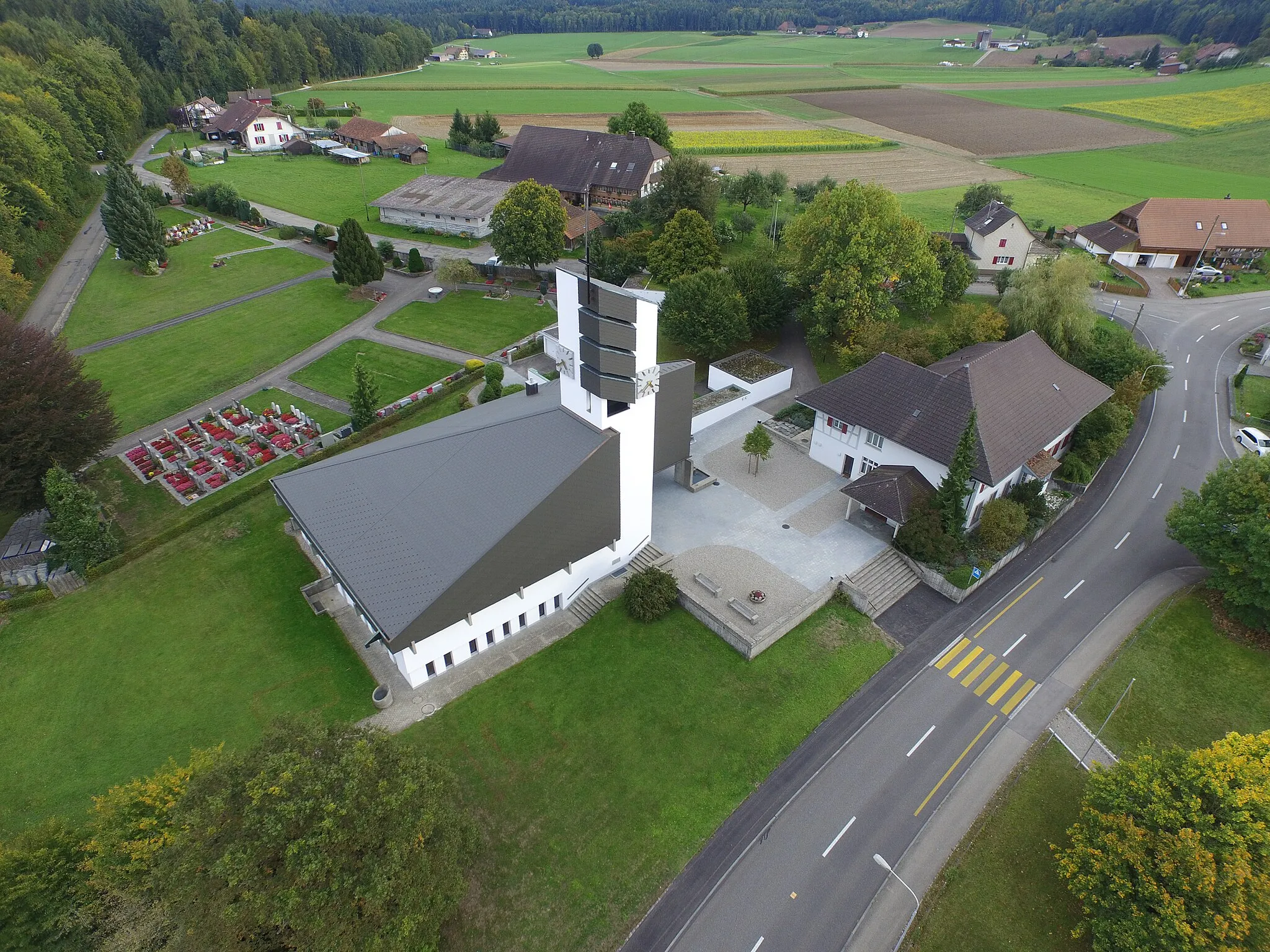 Photo showing: Reformierte Kirche Glashütten