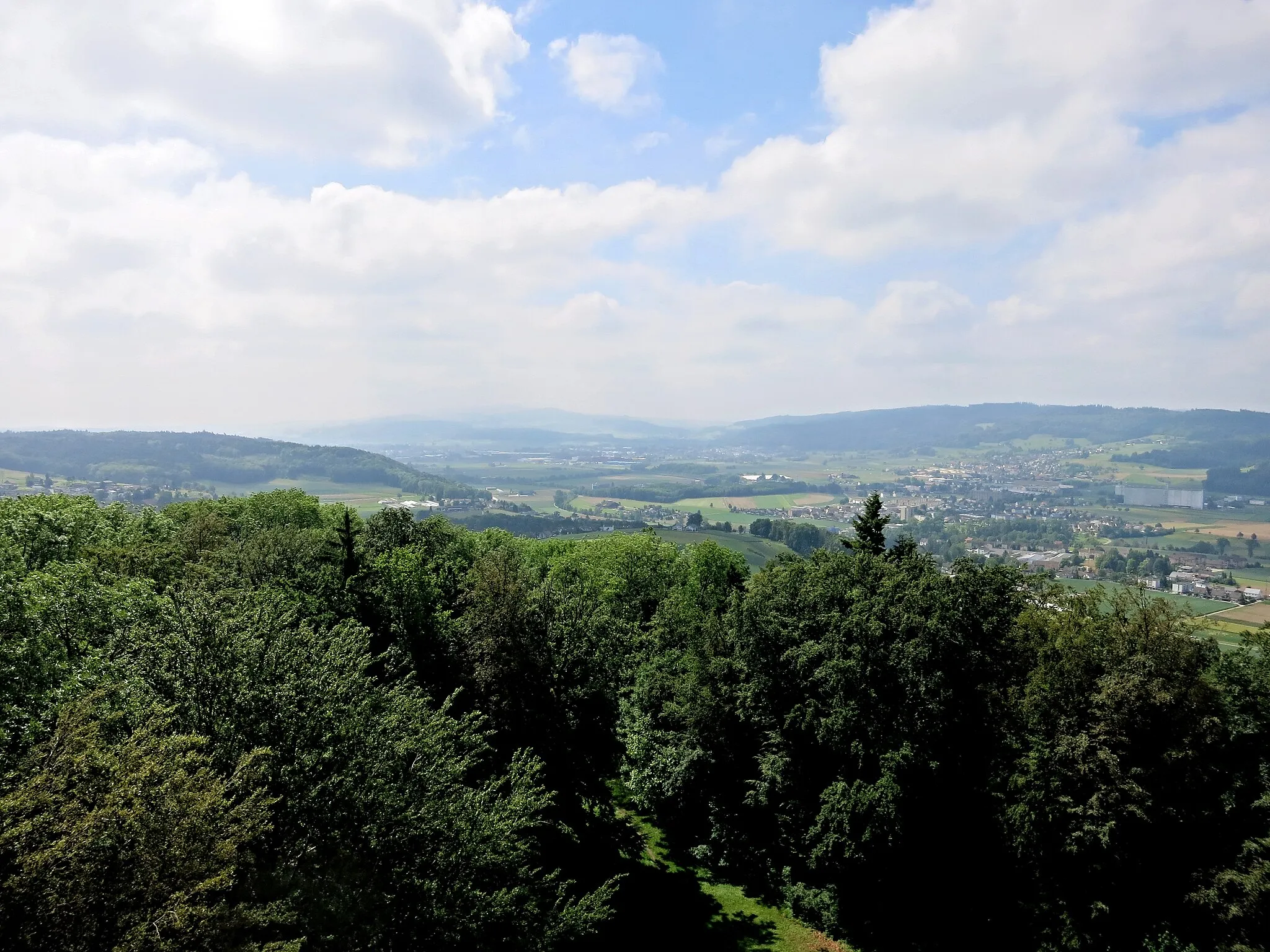 Photo showing: Aussicht Maiengrünturm Richtung Süden