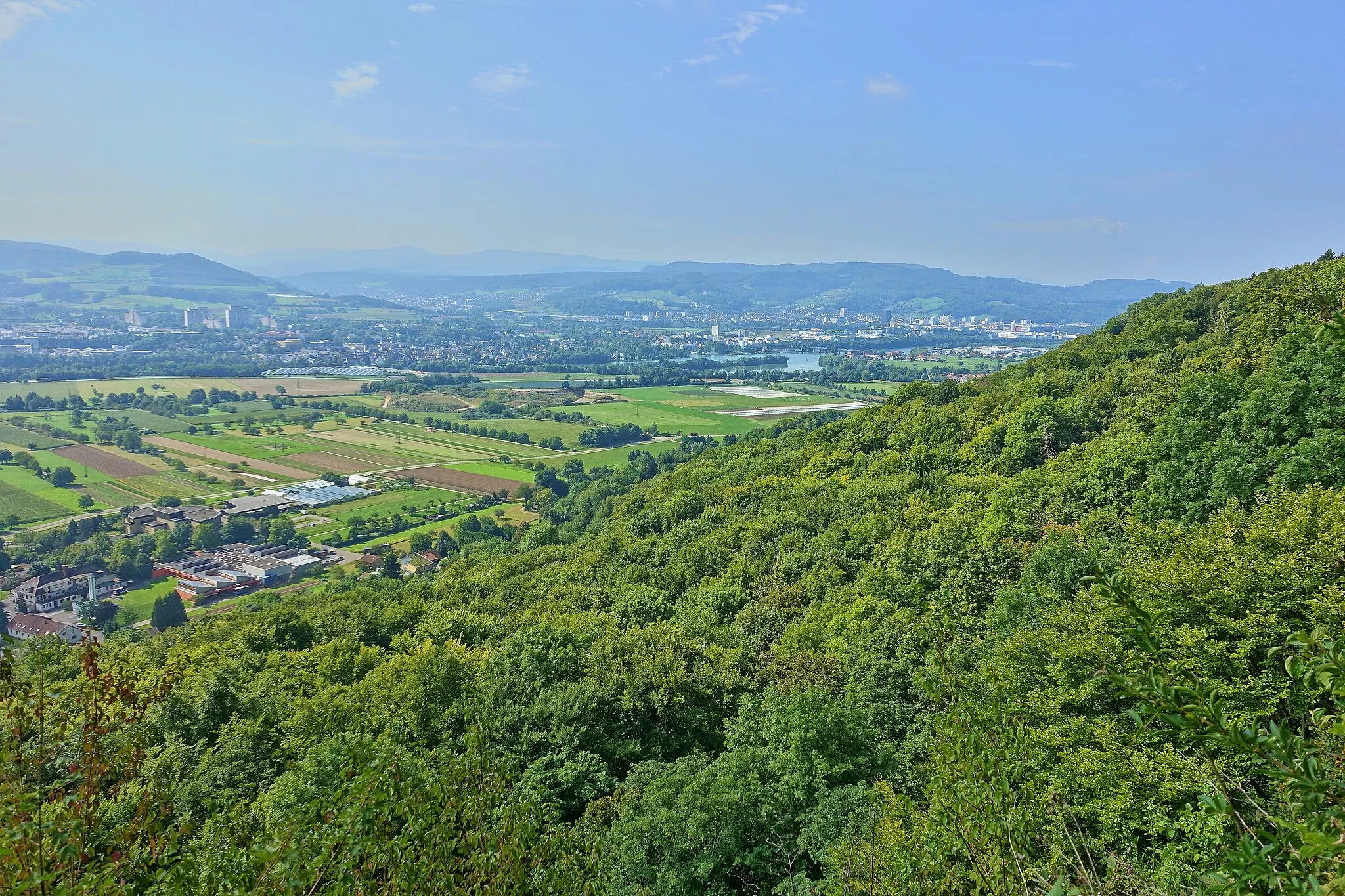 Photo showing: Blick vom Grabestei (kleiner Felsvorsprung)