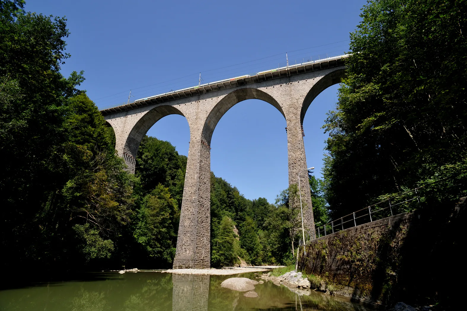 Photo showing: SBB Sitter viaduct; St. Gallen, Switzerland.
