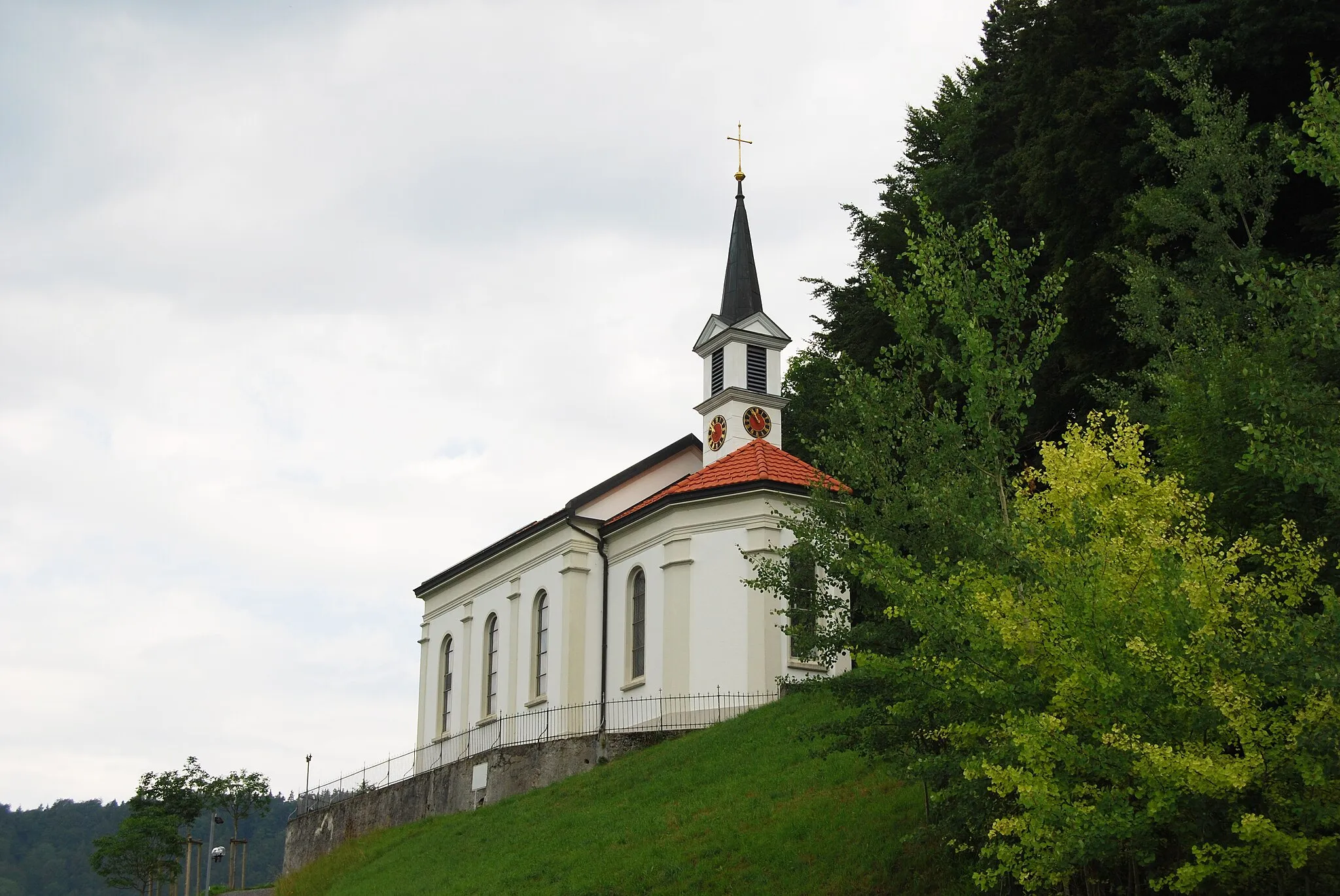 Photo showing: Chapel Oberrindal, municipality of Lütisburg, canton of St. Gallen, Switzerland