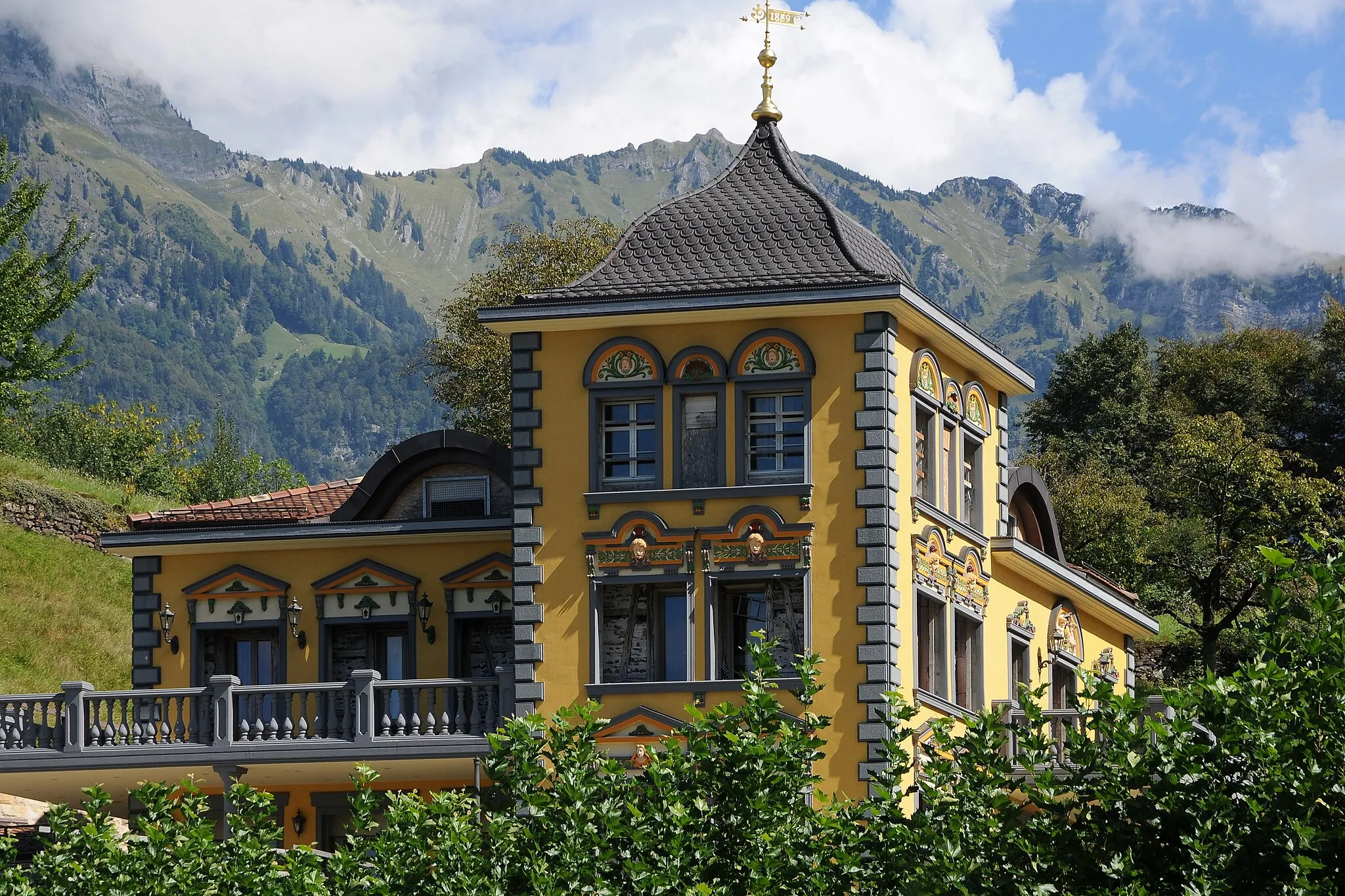 Photo showing: Zentrum für Asylsuchende Bommerstein in Walenstadt.