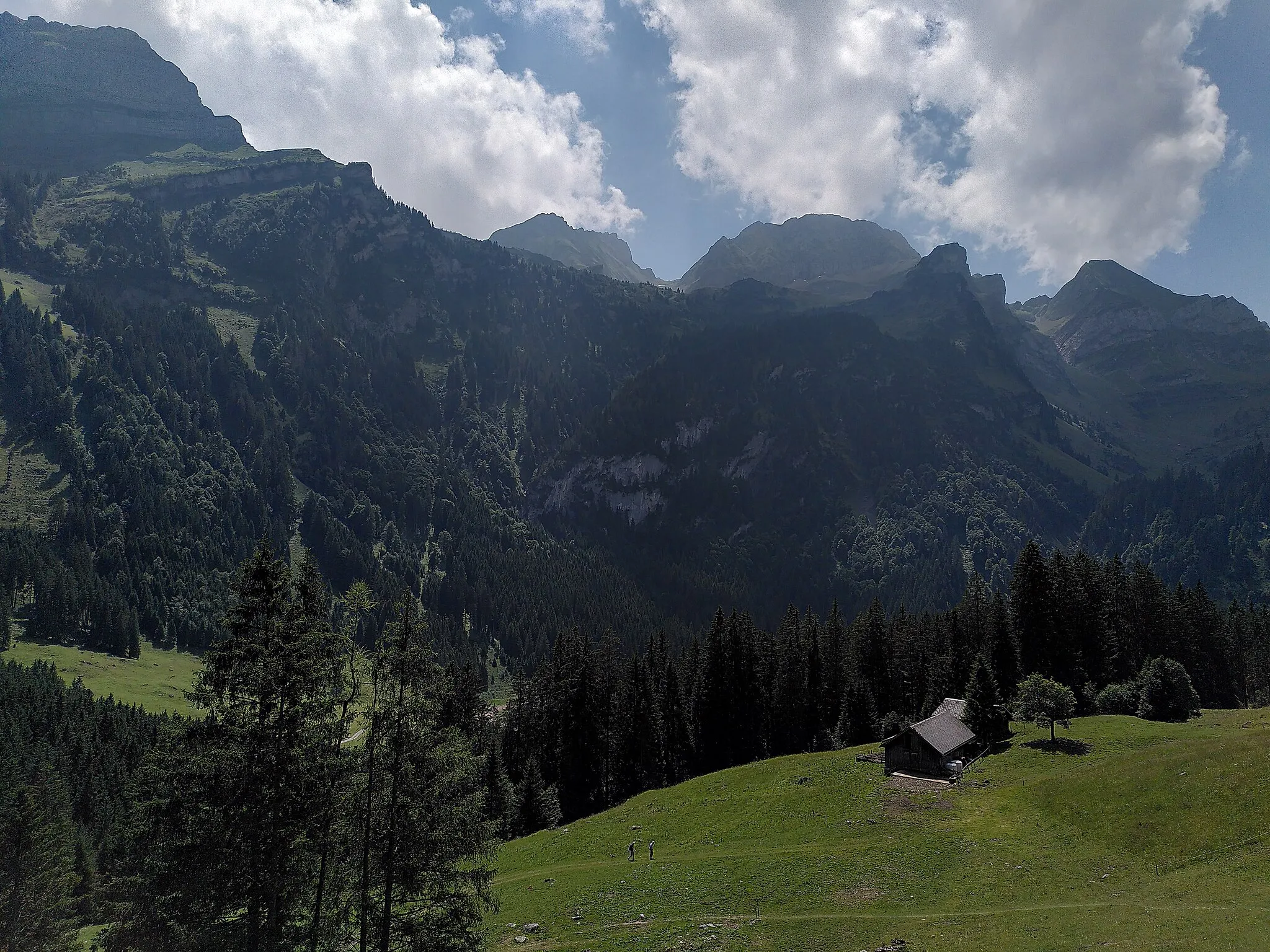 Photo showing: Picture of the moutain south of the Voralpsee.