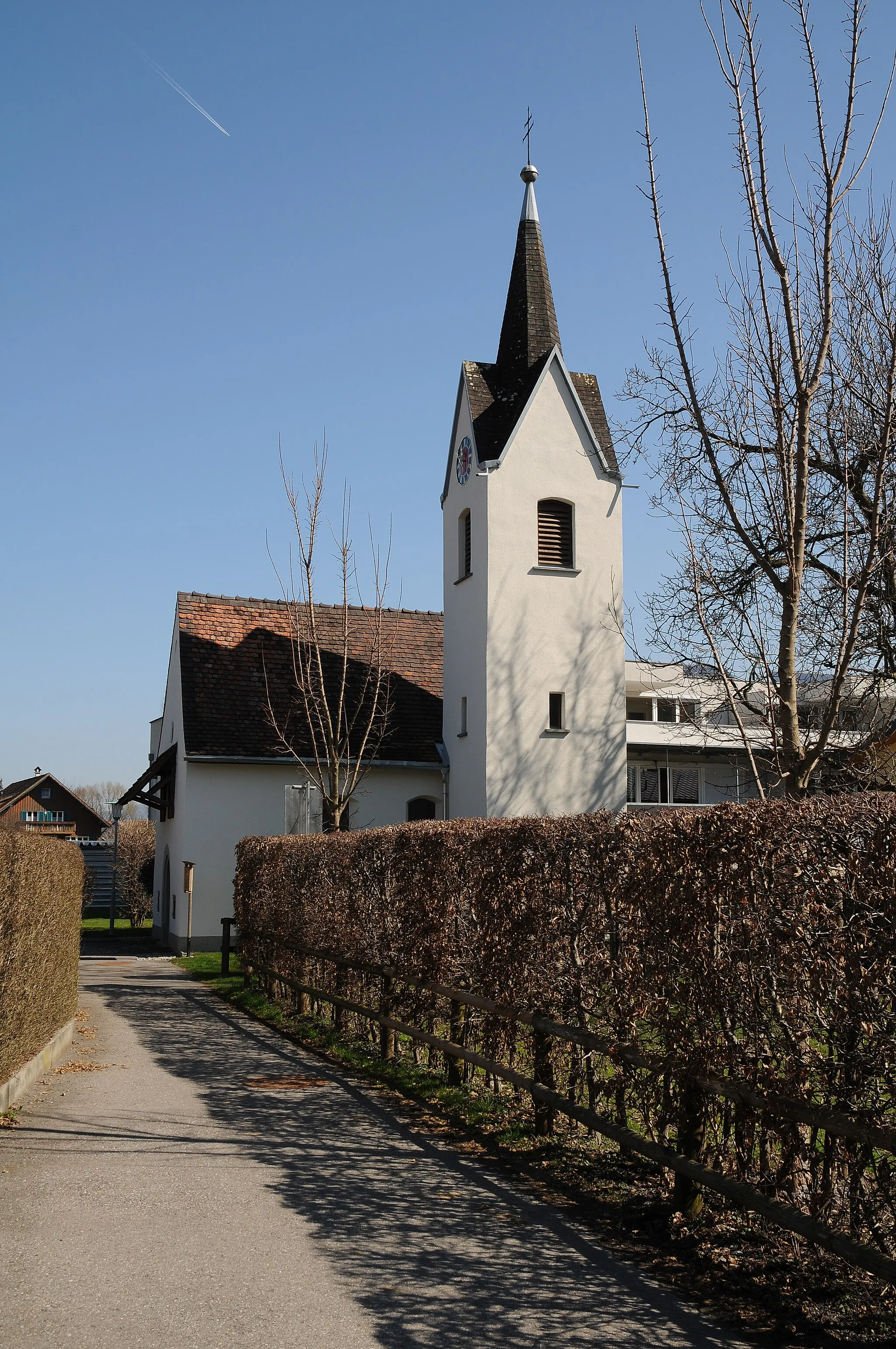 Photo showing: Kapelle hl. Rochus erbaut 1632 in Koblach.