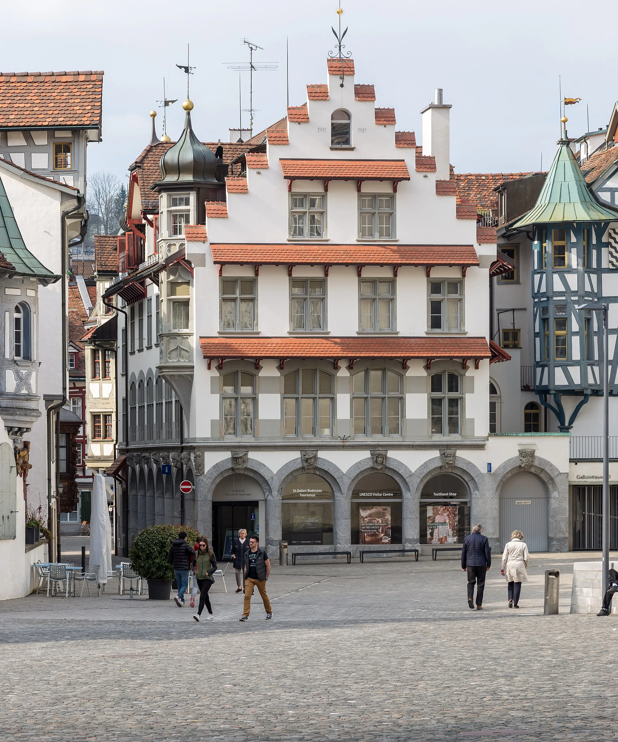 Photo showing: St. Gallen: UNESCO Besucherzentrum in der Bankgasse 9