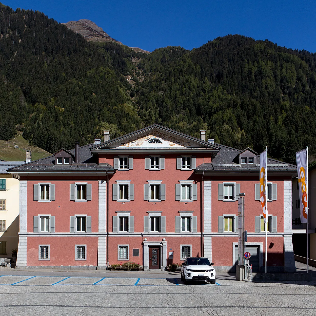 Photo showing: Geburtshaus von Giuseppe Motta in Airolo, Bundesrat