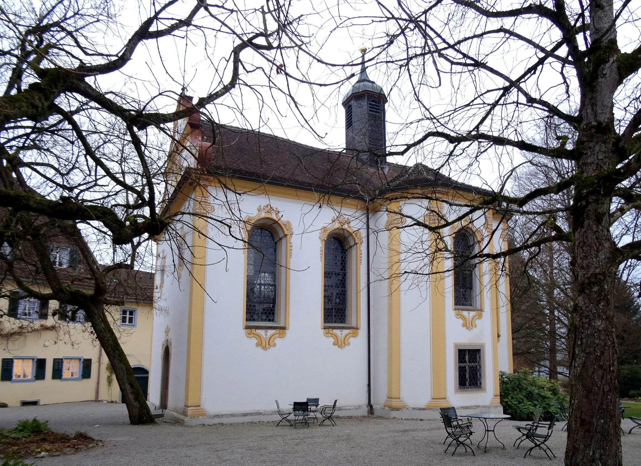 Photo showing: Chapel of Mammern Castle, Switzerland.