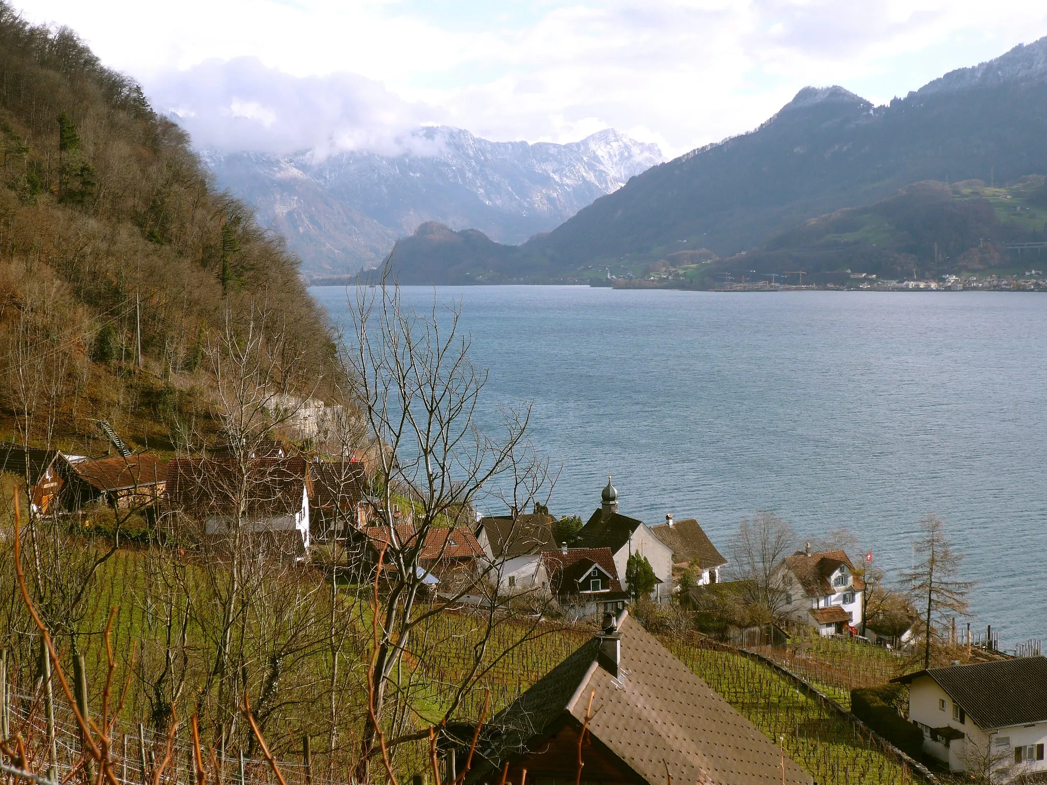 Photo showing: Quinten, Switzerland