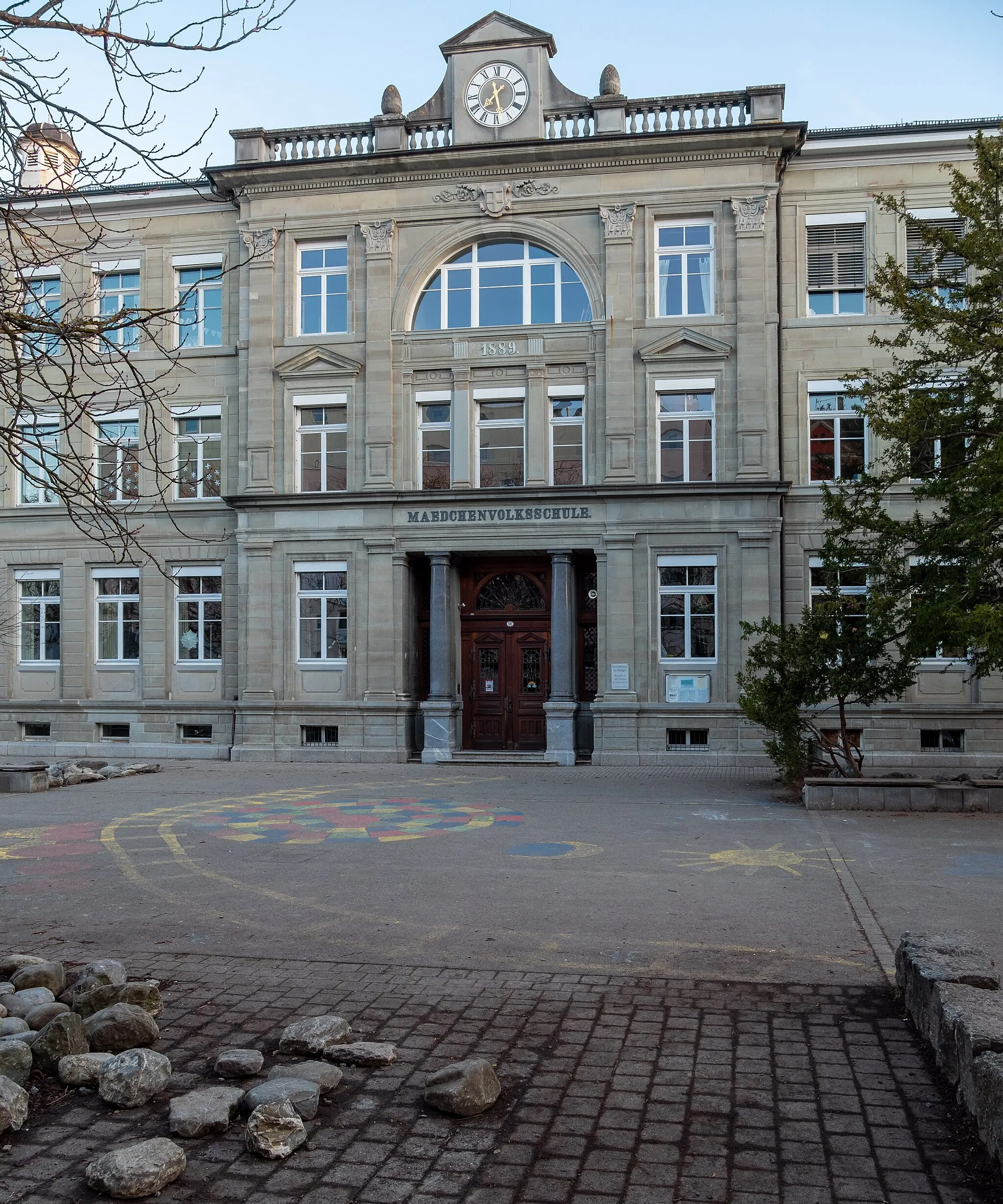 Photo showing: Konstanz-Paradies: Grundschule Wallgut, ehem. Mädchenvolksschule von 1889.