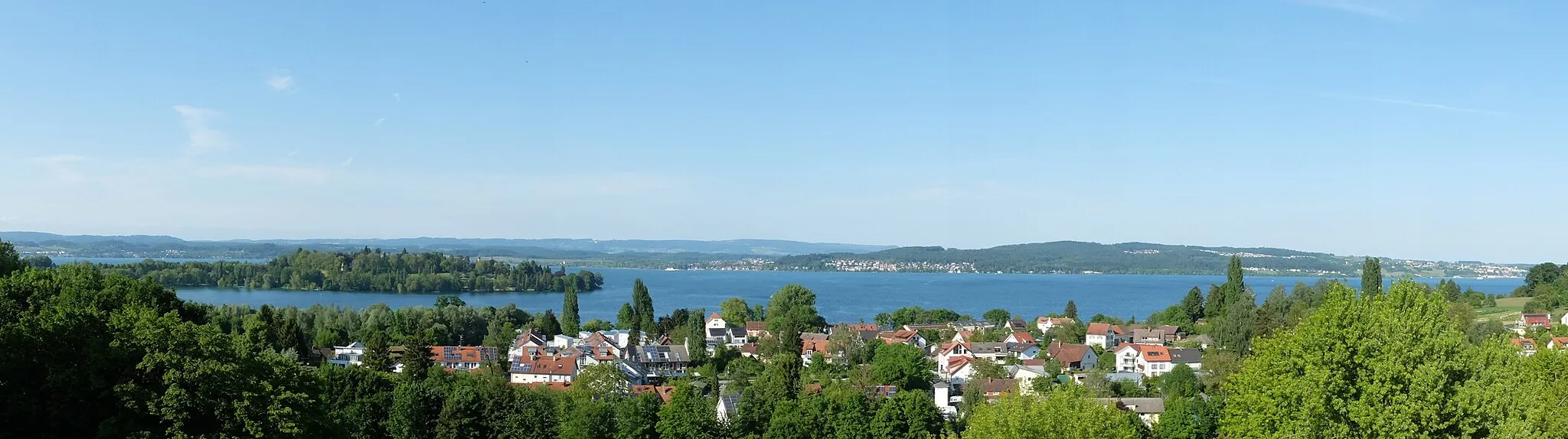 Photo showing: Blick auf den Bodensee von der de:Universität Konstanz.