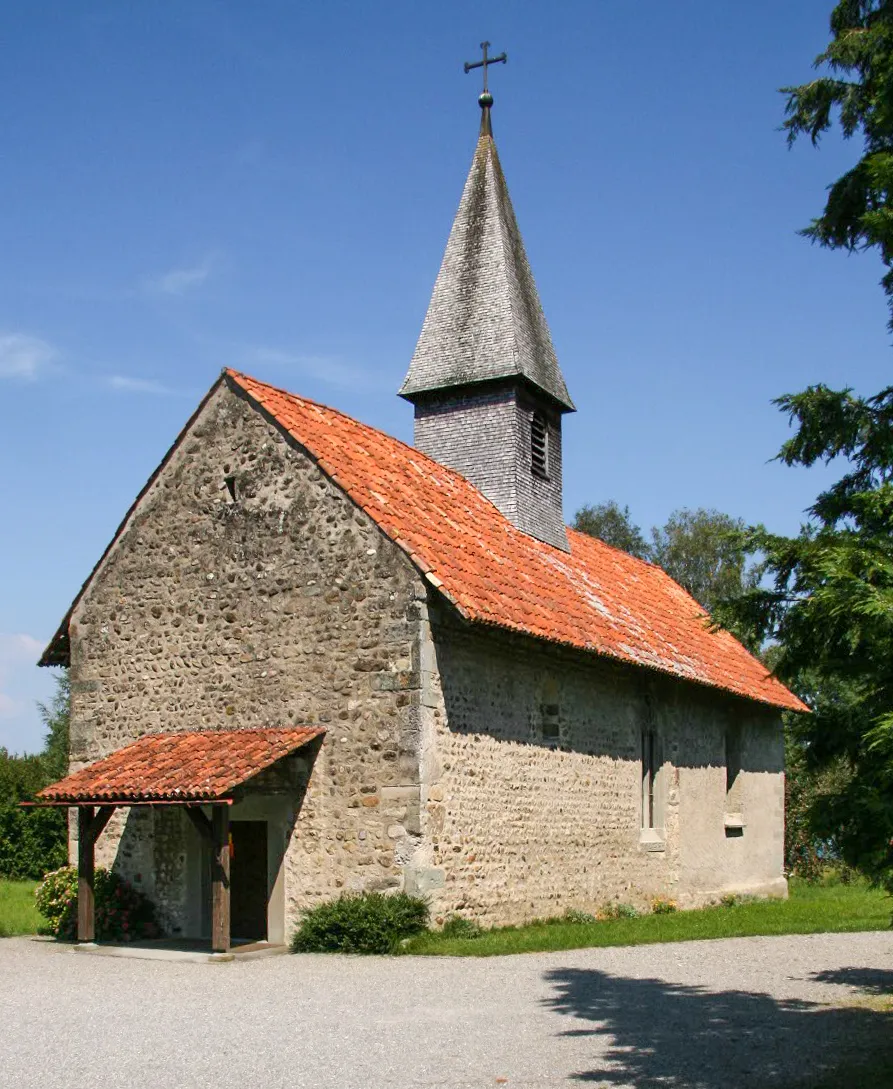 Photo showing: Romanesque Chapel St.Leonhard, Landschlacht, Münsterlingen, Canton of Thurgau, Switzerland