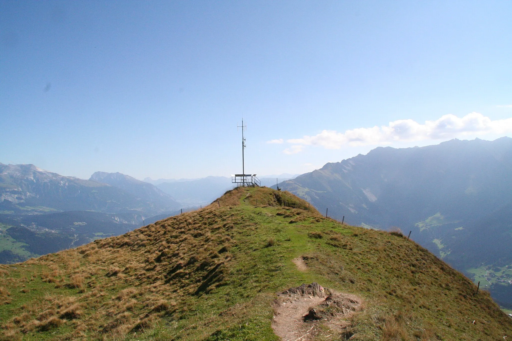 Photo showing: Piz Mundaun Gipfel