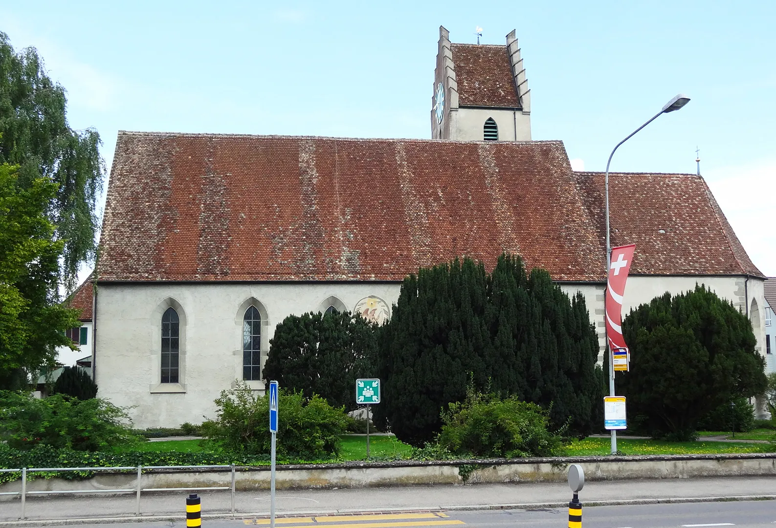 Photo showing: Saint Albin Church in Ermatingen, Switzerland