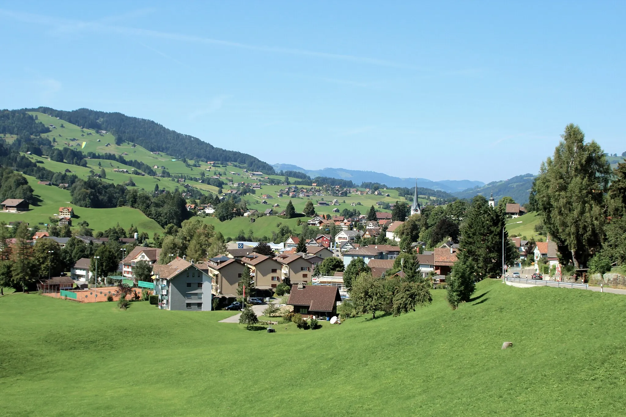 Photo showing: Dorf Nesslau