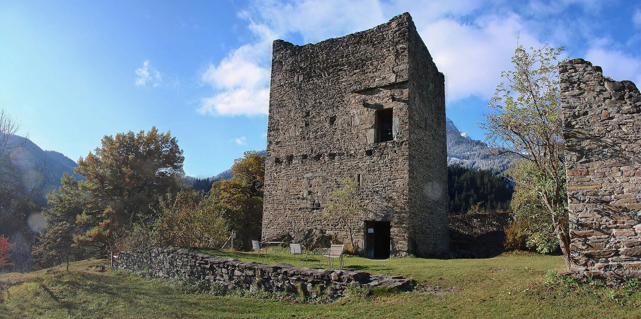 Photo showing: Innere Anlage mit Hoch Rialt Turm