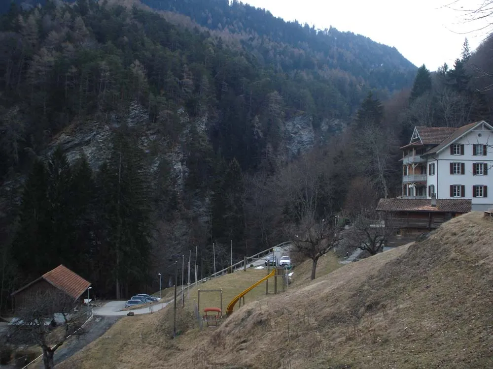 Photo showing: Rabiosaschlucht, Sicht von der Fontana-Bildungsstätte Passugg aus