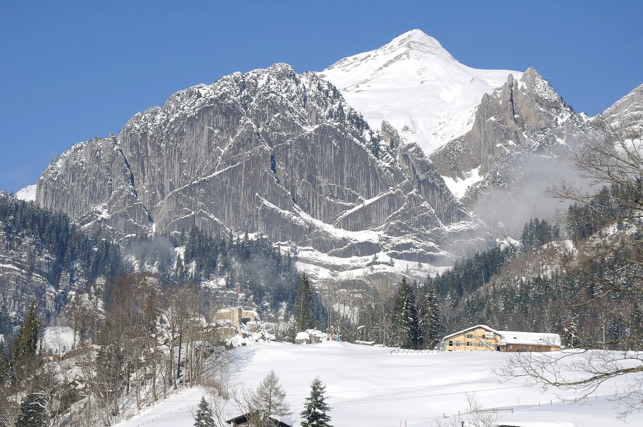 Photo showing: Switzerland, Canton of St. Gallen, a fine winter day in Wildhaus
