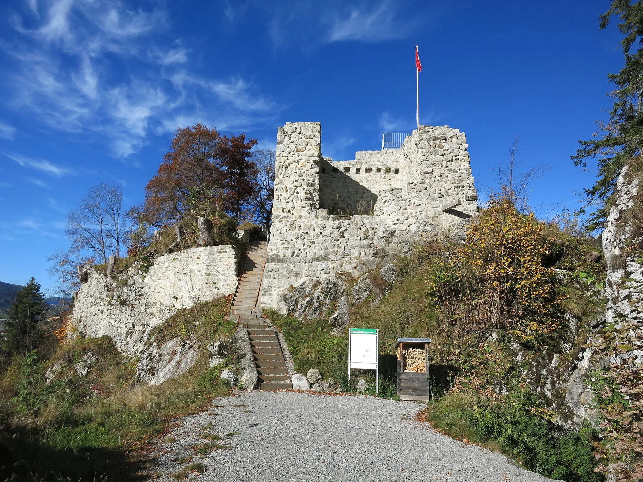 Photo showing: Burgruine Wildenburg, Wildhaus SG, Schweiz