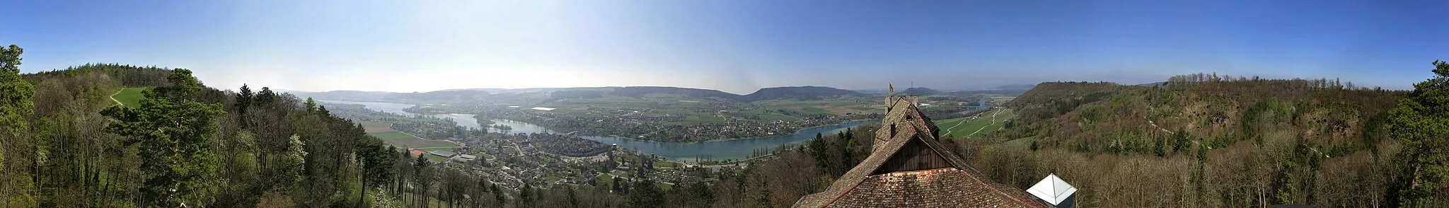 Photo showing: 360° Panorama von der Burg Hohenklingen