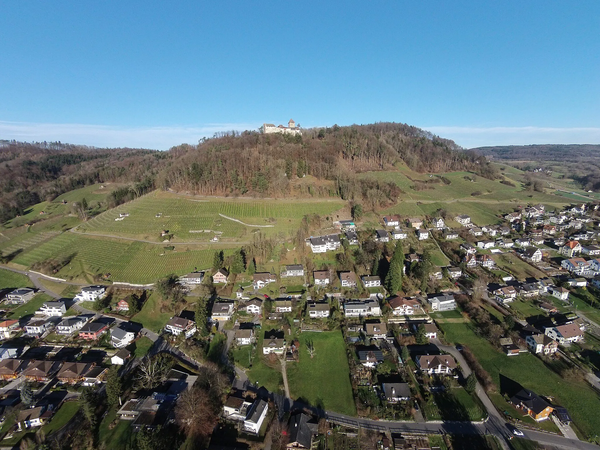 Photo showing: Switzerland, Canton of Schaffhausen, aerial views of Stein am Rhein