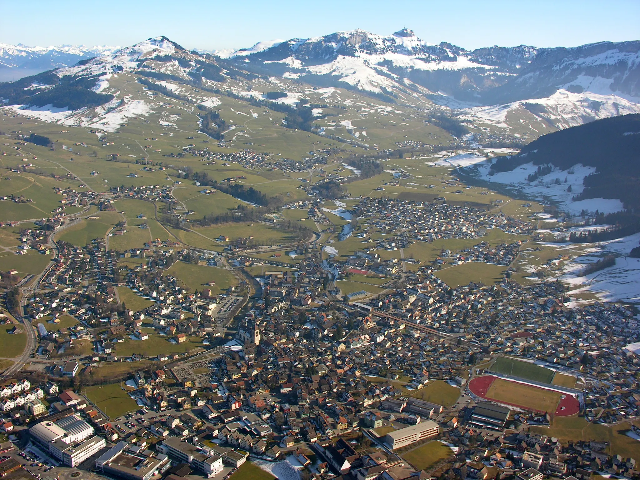 Photo showing: Aerial View of Appenzell