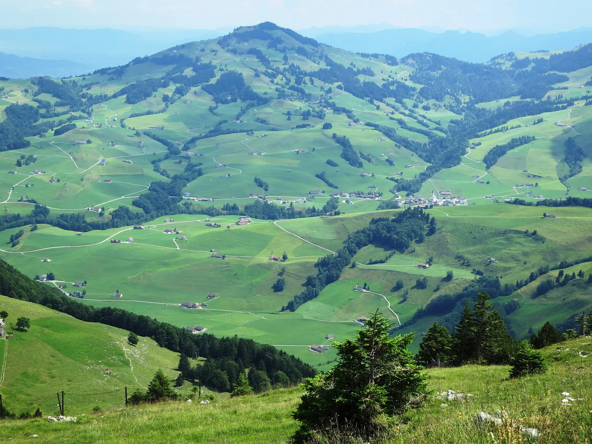 Photo showing: Streusiedlungen, Weissbad AI, Schweiz